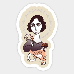 Mary Shelley Sticker